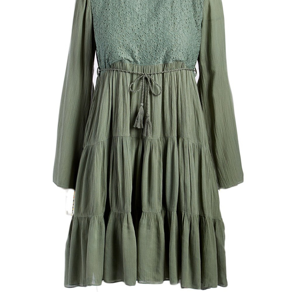 NEW Women's Boho Green Dress (Mommy and Me) - Picture 2 of 4